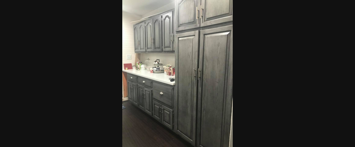 Cabinet refinishing and furniture refinishing by Devine Custom Painting in Evansville, IN
