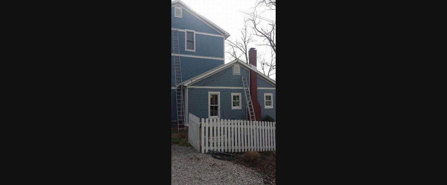 Exterior home painting by Devine Custom Painting in Evansville, IN